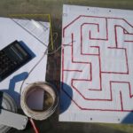 2 Plan und Werkzeug vom Labyrinth 2018